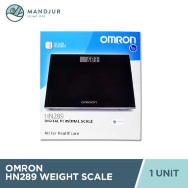 Omron HN-289 Weight Scale Black - Timbangan Badan Digital