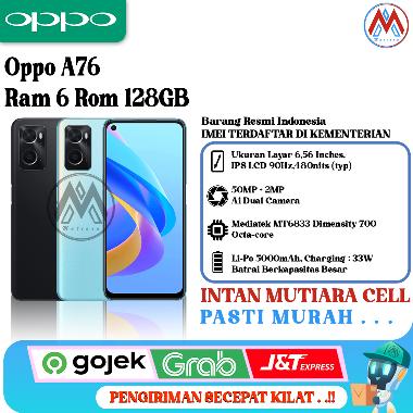 Oppo A76 Ram 6 Rom 128GB Prism Black