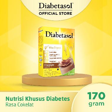 Promo Harga Diabetasol Special Nutrition for Diabetic Chocolate 180 gr - Blibli