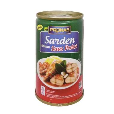 Pronas - Sarden & Makarel dalam Saus - 155g KALENG SARDEN PEDAS