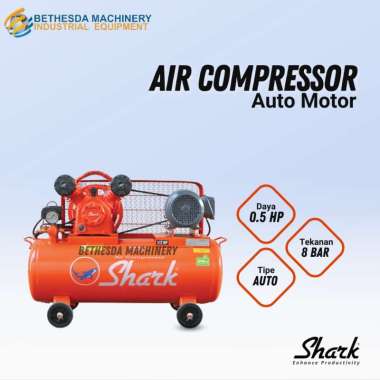 Jual Kompresor Udara/Angin 1/2 Hp Auto Motor 0.5 Hp 1 Phase
