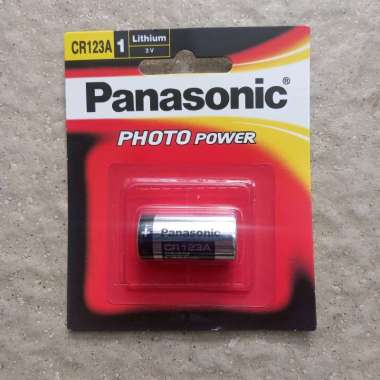 Baterai Panasonic CR123a Lithium 3V Original - Photo Camera Battery - Batere Kamera Batre CR123 Batr