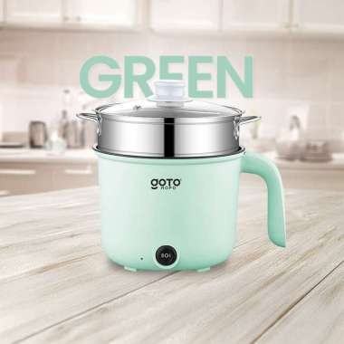 Goto Hopo Electric Frypan Panci Listrik Portable Fry Pan Green