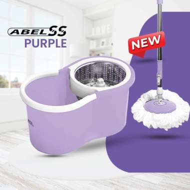 Goto Abel Alat Pel Lantai Pembersih Lantai Spin Mop Ultra SS PURPLE