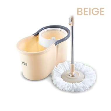 Goto Abel Alat Pel Lantai Pembersih Lantai Spin Mop Ultra BEIGE