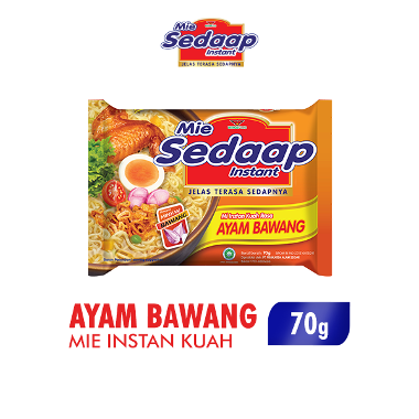 Promo Harga Sedaap Mie Kuah Ayam Bawang 70 gr - Blibli