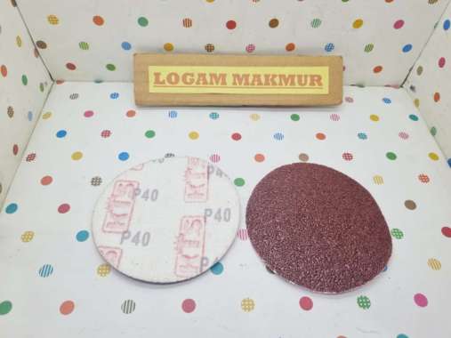 AMPELAS AMPLAS KERTAS GOSOK KAIN KAYU & TEMBOK - MODEL BULAT 180