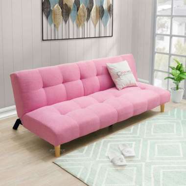 Varyag Sofa Bed I Kursi Tamu I Sofa Lipat I Sofa Recliner 3 Seater I Sofa Kasur I Kursi Santai Pink