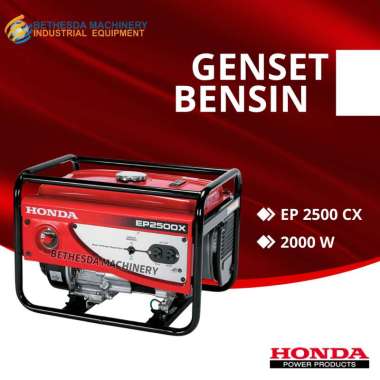 Genset HONDA EP2500CX 2.0 KVA Portable BENSIN