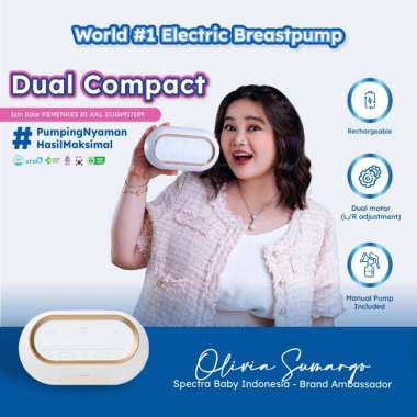 Spectra Dual Compact Electric Breastpump - Pompa Asi Elektrik Ganda