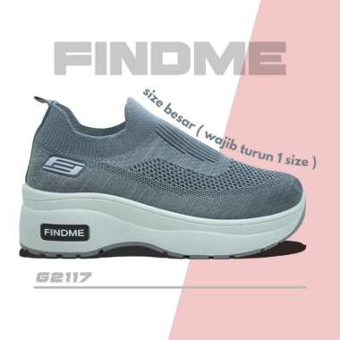 SEPATU SNEAKERS WANITA SANTAI JALAN-JALAN SINGAPURA BAHAN FLYKNIT IMPORT G2117 40 GRAY