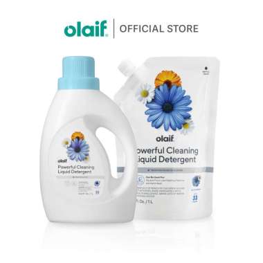 Olaif Powerful Cleaning Liquid Detergent - 1 Liter - Deterjen Cair Bottle