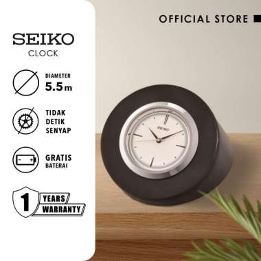 Jam Meja Unik Seiko QHG045K Marbel Stone Case Original