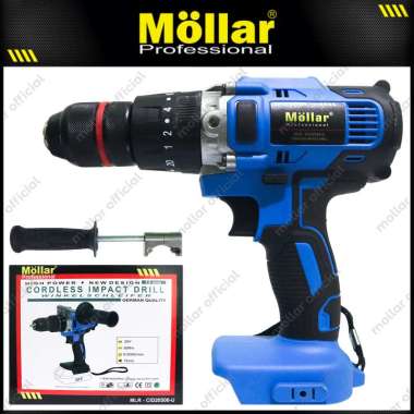 MOLLAR CID20500-U Cordless Impact Drill 13mm Bor Baterai 20V Unit Only