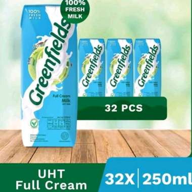 Greenfields UHT Full Cream 250ml 1 dus Greenfields 250ml