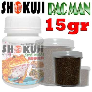 INSTAN FOOD PACMAN KATAK KODOK FROG AMFIBI MAKANAN PAKAN PENGGANTI SERANGGA BERVITAMIN DAN BERGIZI 1