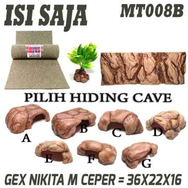 MT008B KANDANG REPTILE FULL SET REPTILIA ULAR GECKO KADAL IGUANA BEARDED DRAGON BD SALVA VARANUS TER