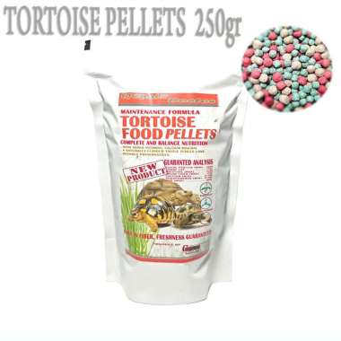 PAKET MAKANAN KURA KURA DARAT TORTO FOOD PELET + BUBUK TULANG SOTONG PELET 250GR
