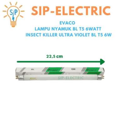 EVACO LAMPU NYAMUK BL T5 6WATT / INSECT KILLER ULTRA VIOLET BL T5 6W