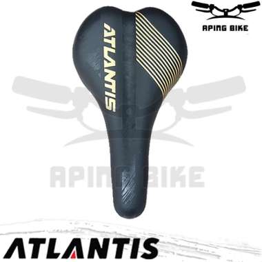 Sadel Atlantis Fast Jok Sepeda Saddle Sepeda BMX MTB Fixie Lipat Kuning Line