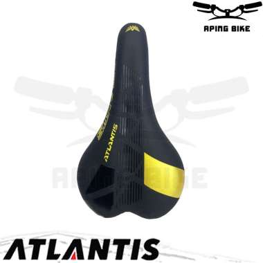 Sadel Atlantis Fast Jok Sepeda Saddle Sepeda BMX MTB Fixie Lipat Kuning Solid