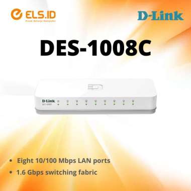 D-Link DES-1008C Switch Hub 8 Port