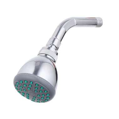 Shower tembok bulat 7cm kepala wall shower mandi chrome wall shower pipa kepala pvc murah