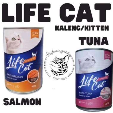 Life Cat Kaleng kitten 400 gr - Makanan kucing basah life cat kitten tuna