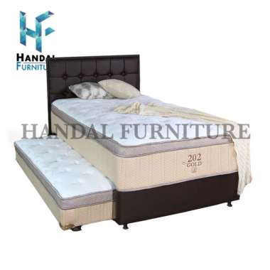 Airland Set Kasur Spring Bed 2in1 202 Gold 140 x 200
