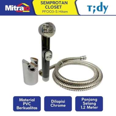 Tidy Jet Shower Kloset Hitam PF003-S