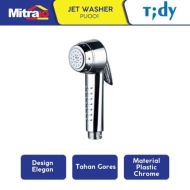 Tidy Jet Shower Kloset Silver PU001