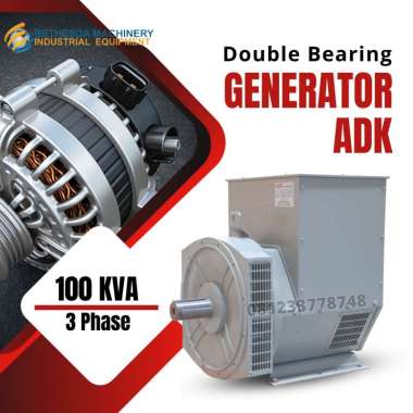 Mesin Alternator ADK 100 Kva Dinamo Genset Double Bearing