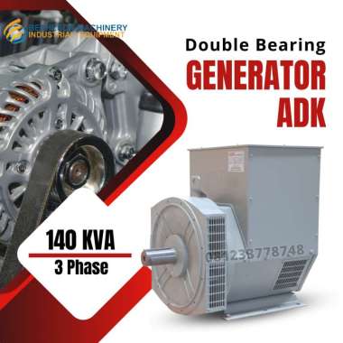 Mesin Generator 140 Kva Double Bearing 112 Watt ADK dinamo genset