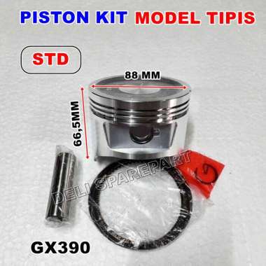 Gx390 Ring piston komplit piston kit model ring tipis gx390 STD