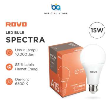 ROVO Lampu Spectra LED Bulb 15 Watt 6500K