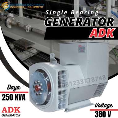 Mesin ADK Generator 250 Kva ALternator SINGLE BEARING