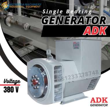 Mesin ADK Generator 500 Kva 3Phase Dinamo Genset SINGLE BEARING