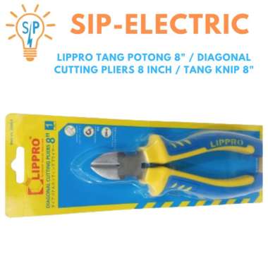 LIPPRO TANG POTONG 8" / DIAGONAL CUTTING PLIERS 8 INCH / TANG KNIP 8"
