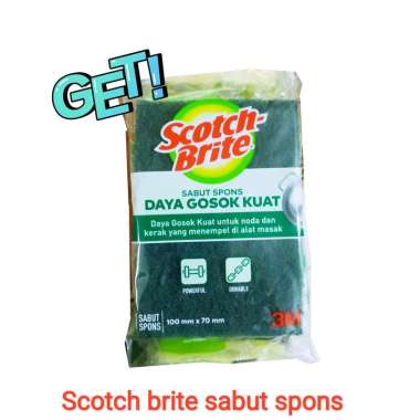 Sabut Spons Scotch Brite. Spon Cuci Piring