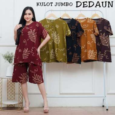 SETELAN KULOT JUMBO ANGGREK XXXL multiwarna