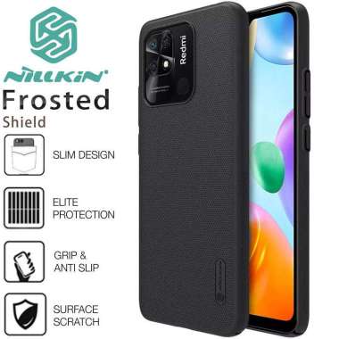Nillkin Hard Case Xiaomi RedMi 10c - Casing Original Cover Black