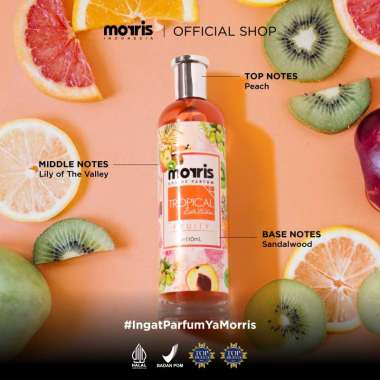 Morris Tropical Fruity Parfum Wanita - Peach [110 mL]