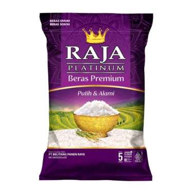 Promo Harga Raja Platinum Beras Slyp Super 5000 gr - Blibli