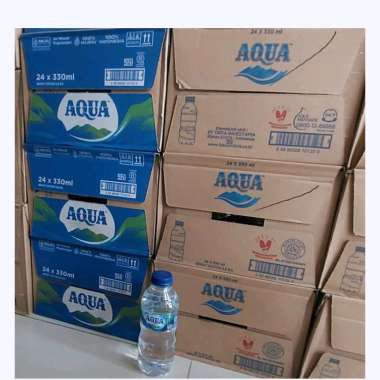 ( Dus ) Aqua Mini 330 ml ( Grab Gojek ONLY )