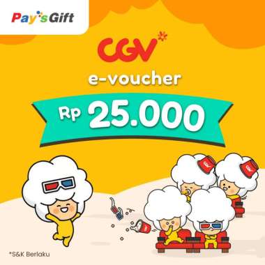 [Paysgift] Voucher Digital CGV Value Rp. 25.000 reg