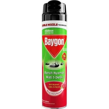 Promo Harga Baygon Insektisida Spray Cherry Blossom 600 ml - Blibli