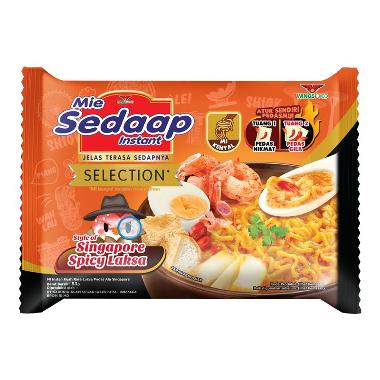 Promo Harga Sedaap Mie Kuah Singapore Spicy Laksa 83 gr - Blibli