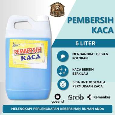 Pembersih Kaca Jendela Kaca Mobil Murah Bersih Cairan Pembersih Kaca / Glass Cleaner 5 Liter