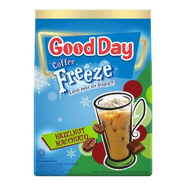Promo Harga Good Day Coffee Freeze Hazelnut Macchiato per 5 sachet 30 gr - Blibli