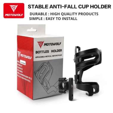 Motowolf Botol Holder Sepeda Botol Holder Motor Multi Fungsi Original Bracket Bulat